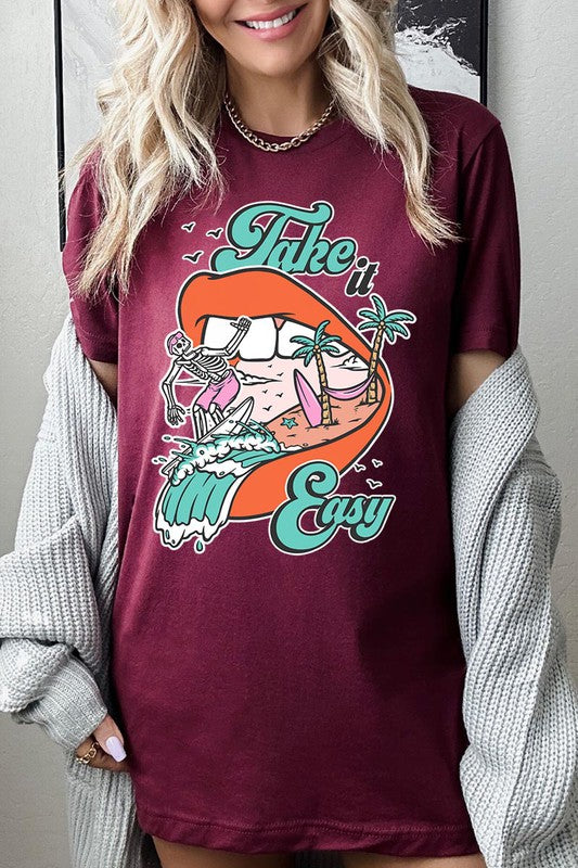 TAKE IT EASY UNISEX SHORT SLEEVE