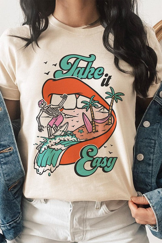 TAKE IT EASY UNISEX SHORT SLEEVE