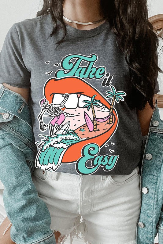 TAKE IT EASY UNISEX SHORT SLEEVE