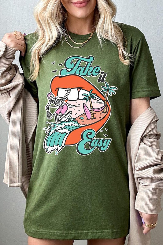 TAKE IT EASY UNISEX SHORT SLEEVE