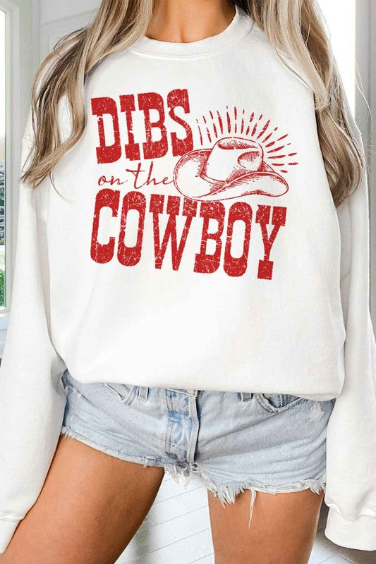 DIBS ON THE COWBOY OVERSIZED SWEATSHIRT