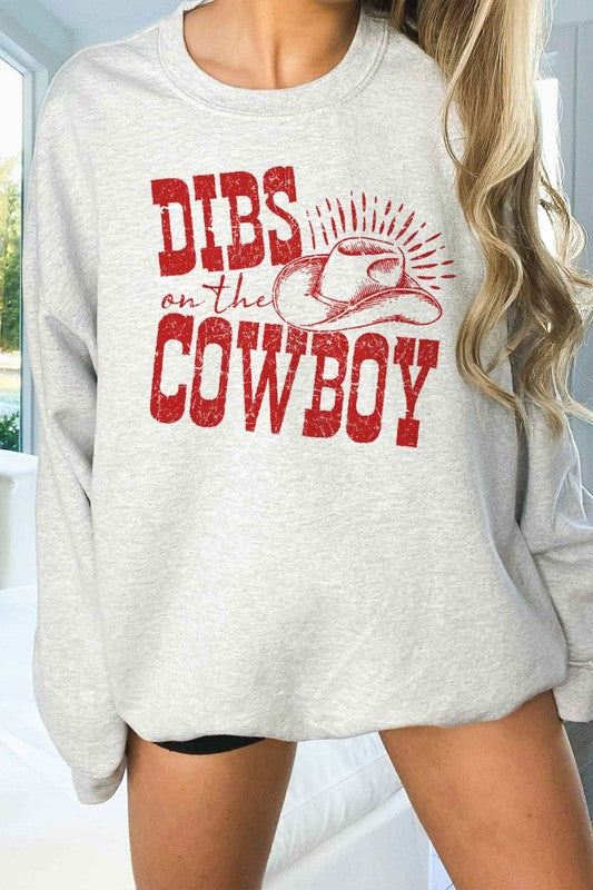 DIBS ON THE COWBOY OVERSIZED SWEATSHIRT