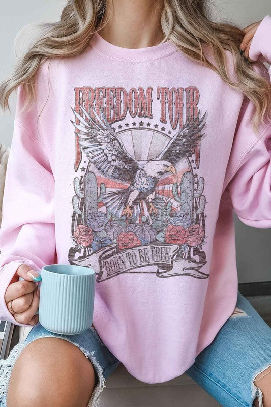 FREEDOM TOUR OVERSIZED SWEATSHIRT