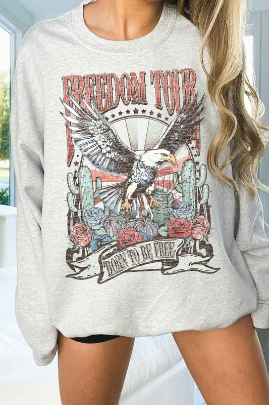 FREEDOM TOUR OVERSIZED SWEATSHIRT