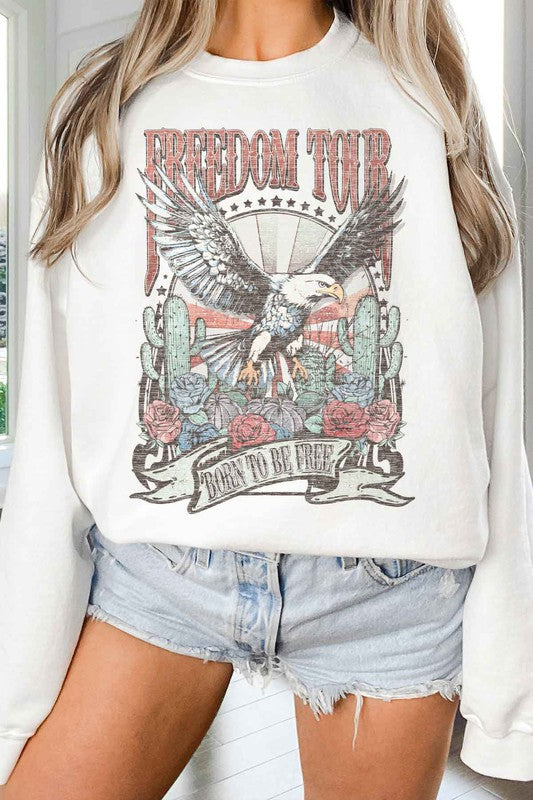 FREEDOM TOUR OVERSIZED SWEATSHIRT