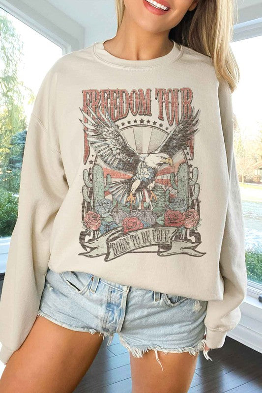 FREEDOM TOUR OVERSIZED SWEATSHIRT