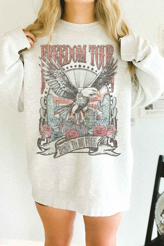 FREEDOM TOUR OVERSIZED SWEATSHIRT