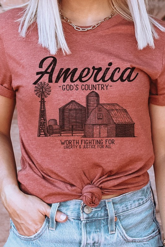 America Gods Country Graphic Tee