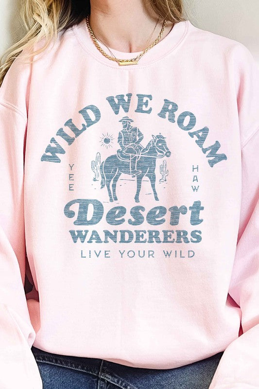 WILD WE ROAM OVERSIZED SWEATSHIRT