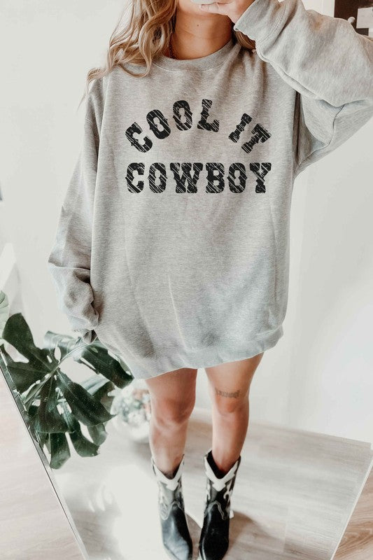 Cool it Cowboy Oversized Sweatshirt