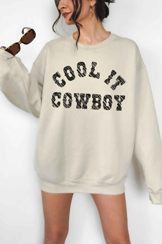 Cool it Cowboy Oversized Sweatshirt