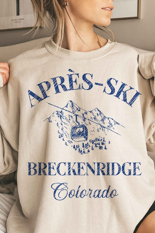 APRES SKI BRECKENRIDGE OVERSIZED SWEATSHIRT