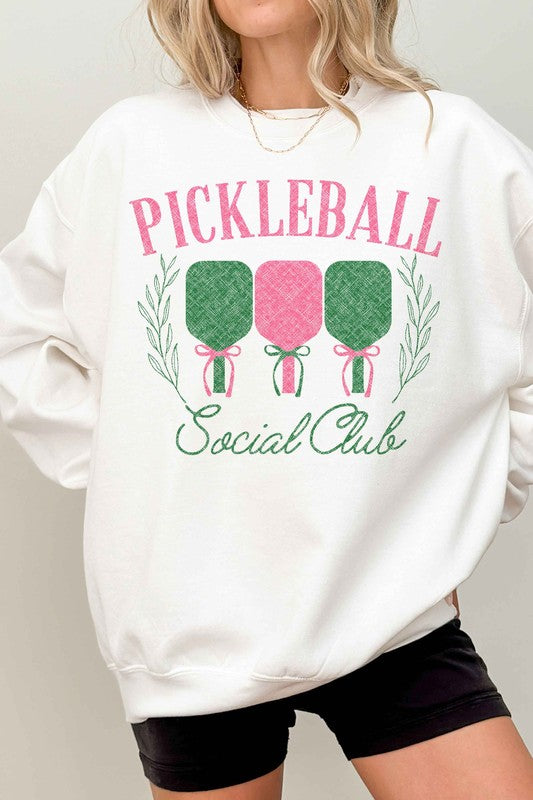 PICKLEBALL SOCIAL CLUB OVERSIZED SWEATSHIRT