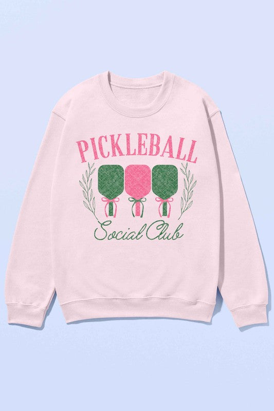 PICKLEBALL SOCIAL CLUB OVERSIZED SWEATSHIRT