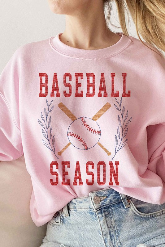 BASEBALL SEASON GRAPHIC SWEATSHIRT