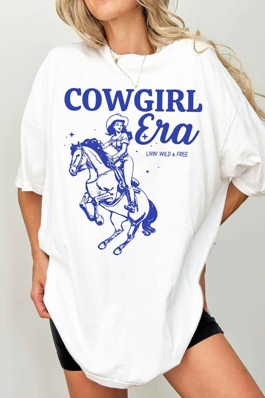 COWGIRL ERA WESTERN OVERSIZED TEE