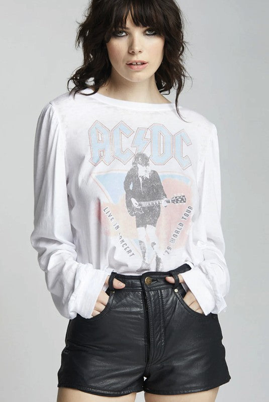 AC/DC World Tour Puff Sleeve