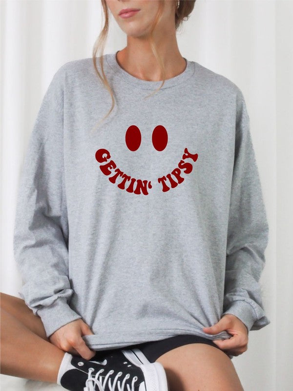 Gettin' Tipsy River Crewneck Sweatshirt